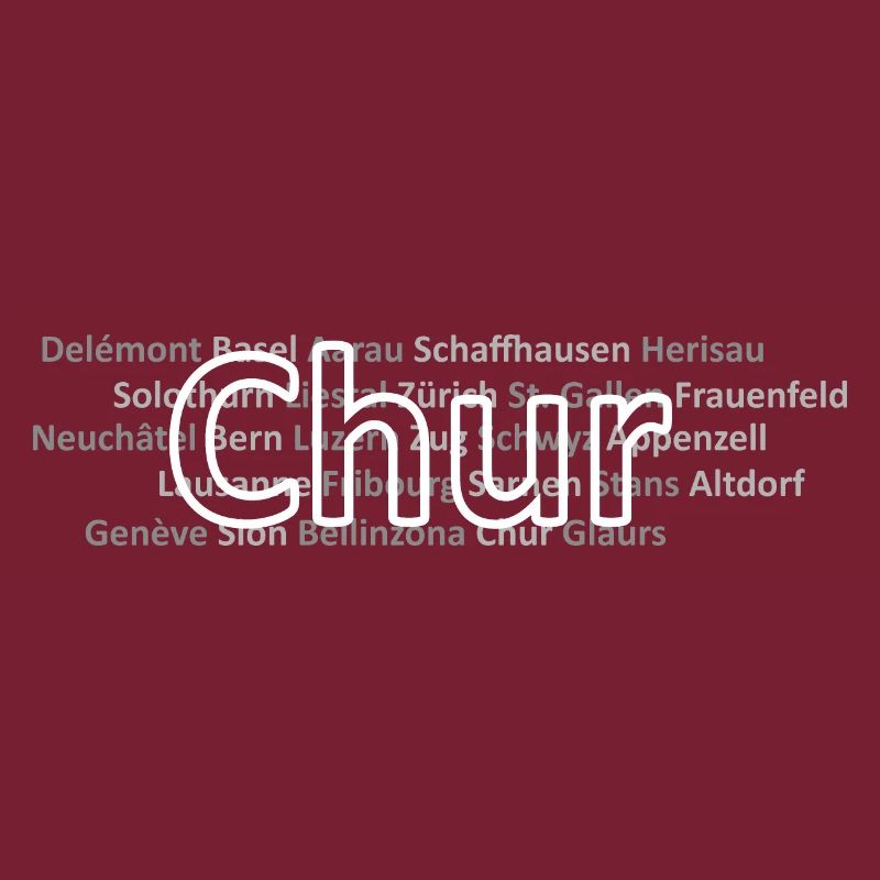Schweizer Städte Chur