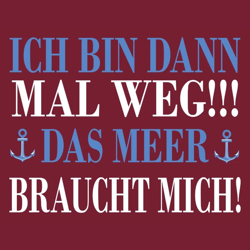 Meeresabend Sinnspruch Design