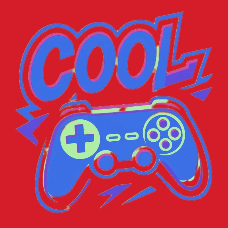 Neon Gaming Controller