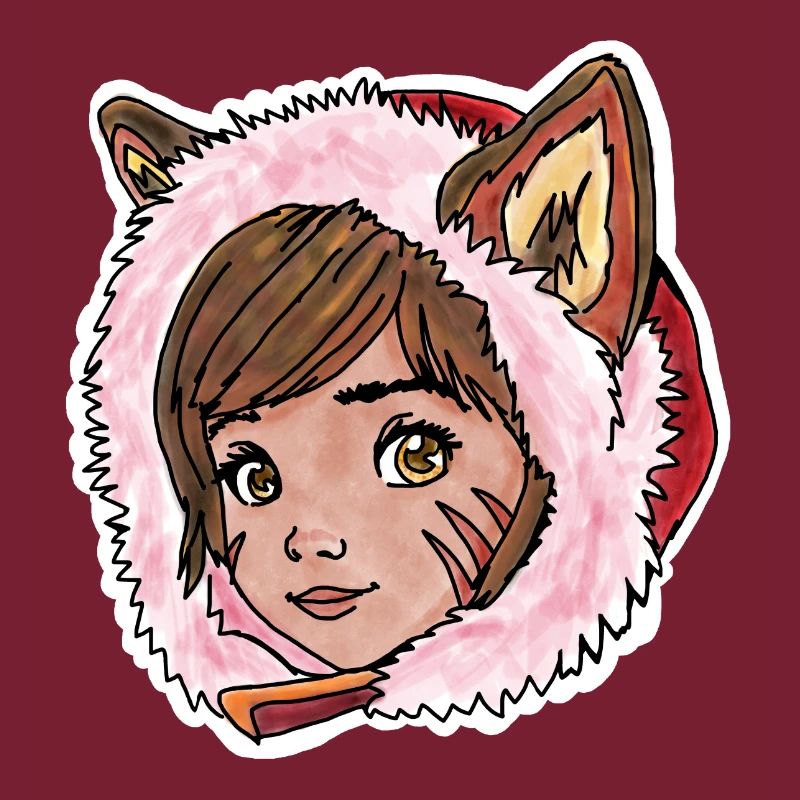 Rotkäppchen als kleiner Wolf