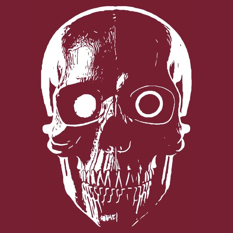 Sci-Fi Cyborg Skull