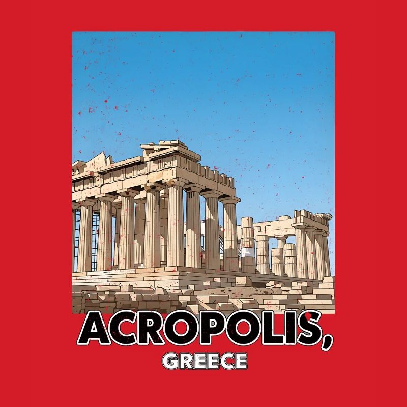 Acropole Grèce Affiche