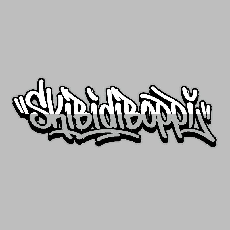 Skibidiboppi Graffiti Script