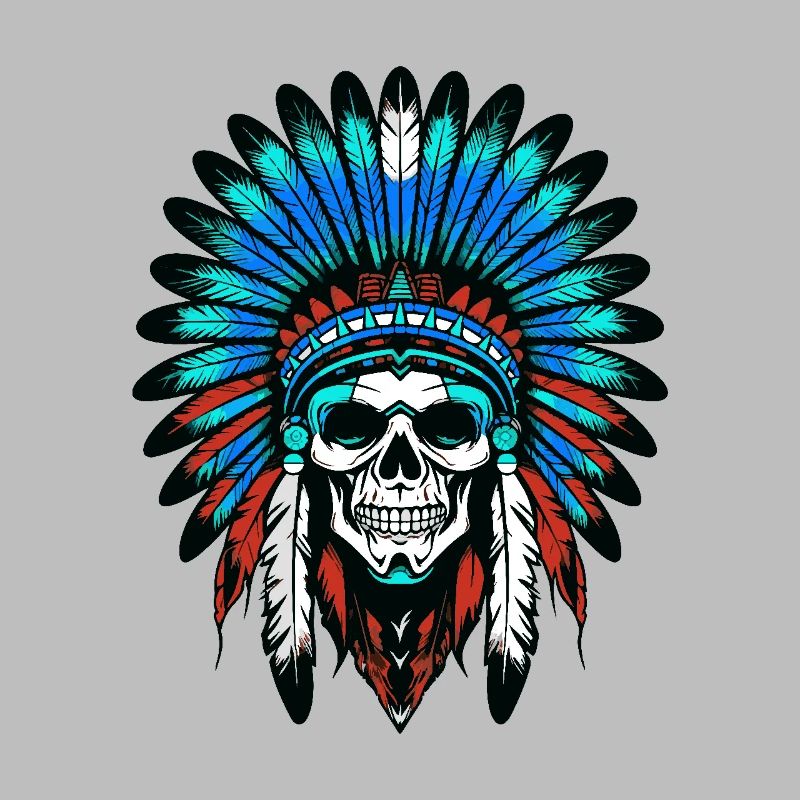 Apache Indian Chief Skull