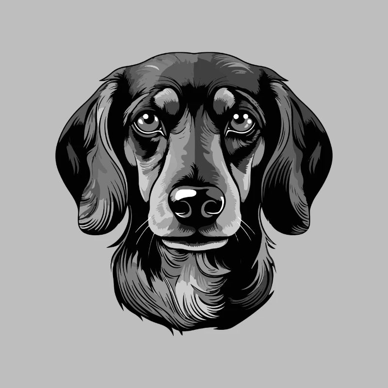 Teckel Chien Portrait Teckel