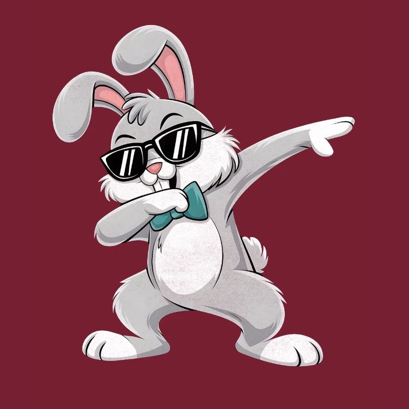 dubbing bunny happy easter