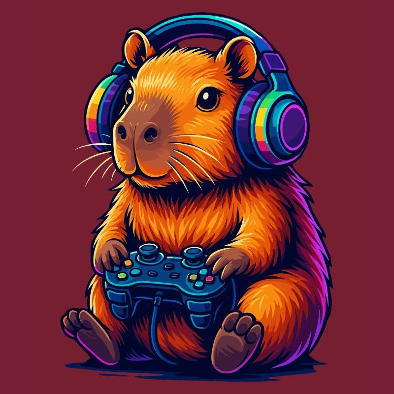 Gaming Capybara Vibes