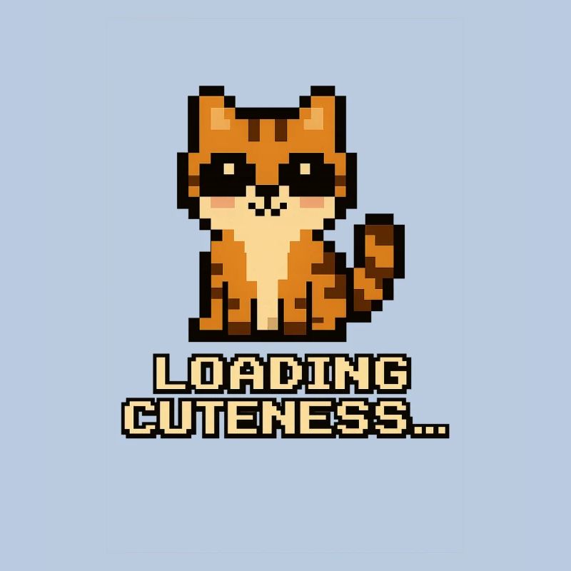 Loading Cuteness Pixel Cat