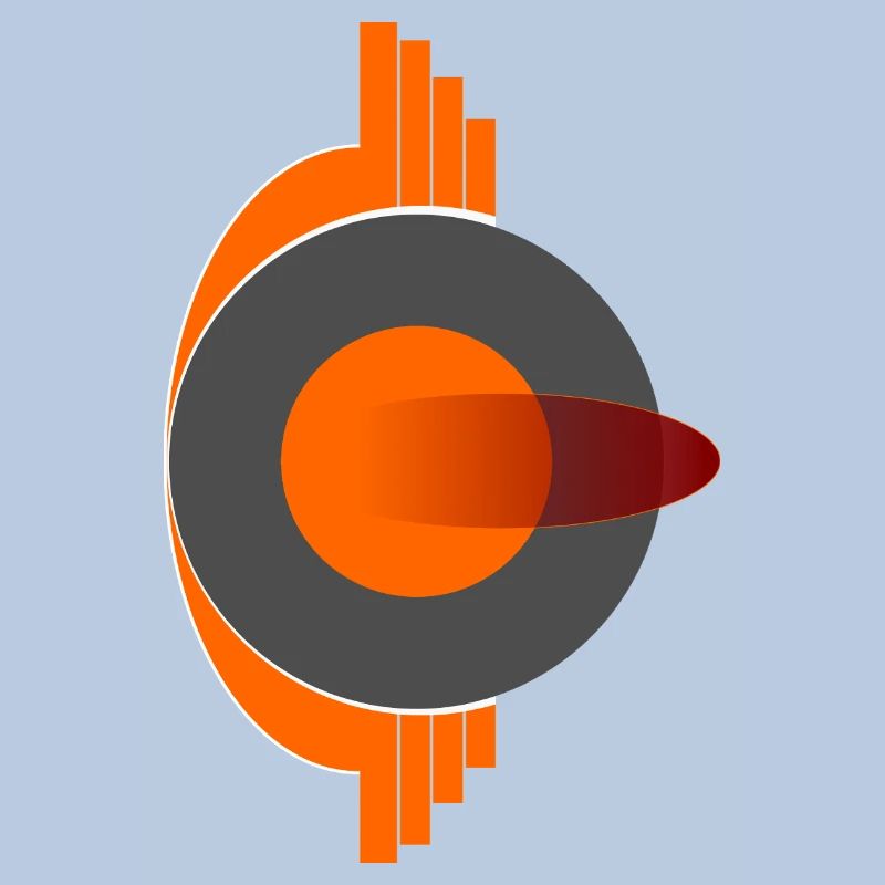 Logo abstrait de l’œil de Phoenix