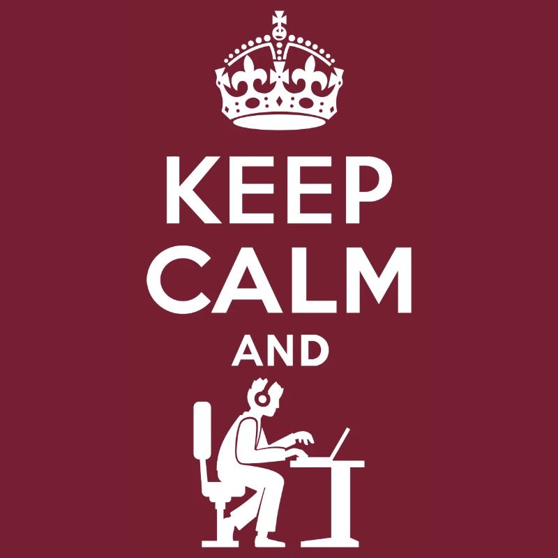 Keep Calm - Nerd - Programmieren - Gamen