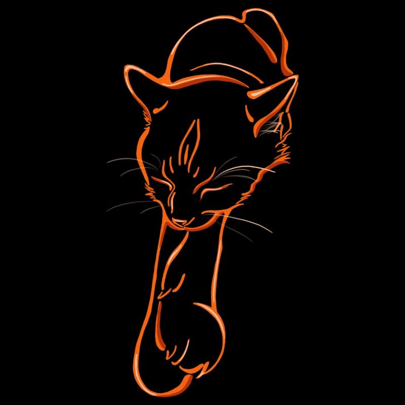 Sleeping cat