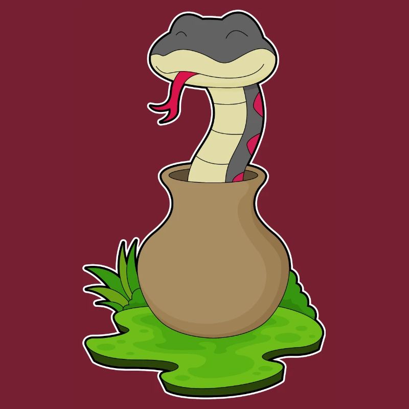 Vase Serpent