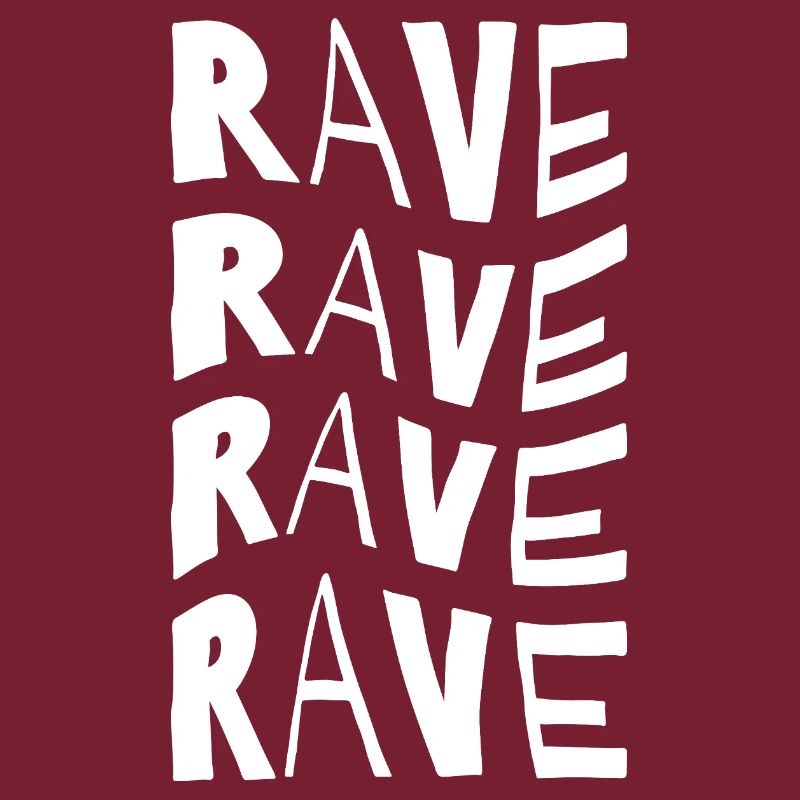 Rave Repeat Typografie