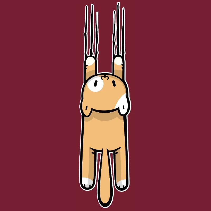 Kratzende Katze