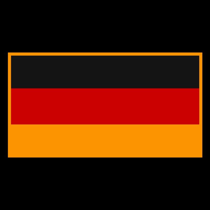 Deutsche Flagge in Vintage Design