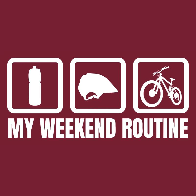 Mountainbike Wochenendroutine