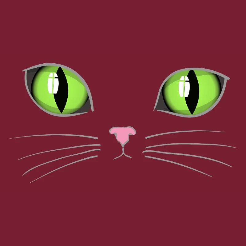 Yeux verts de chat
