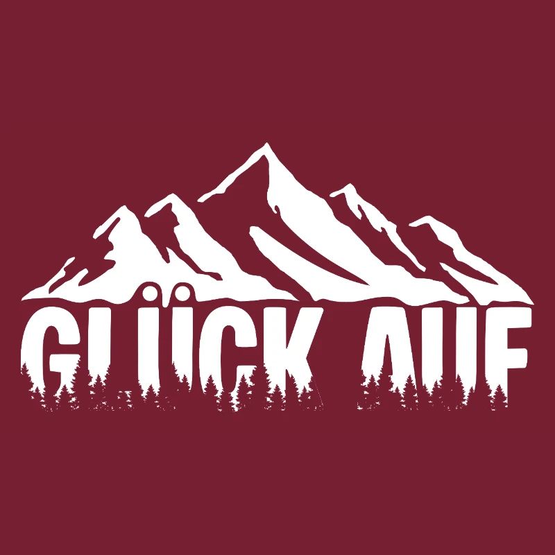 Glueck auf Berg