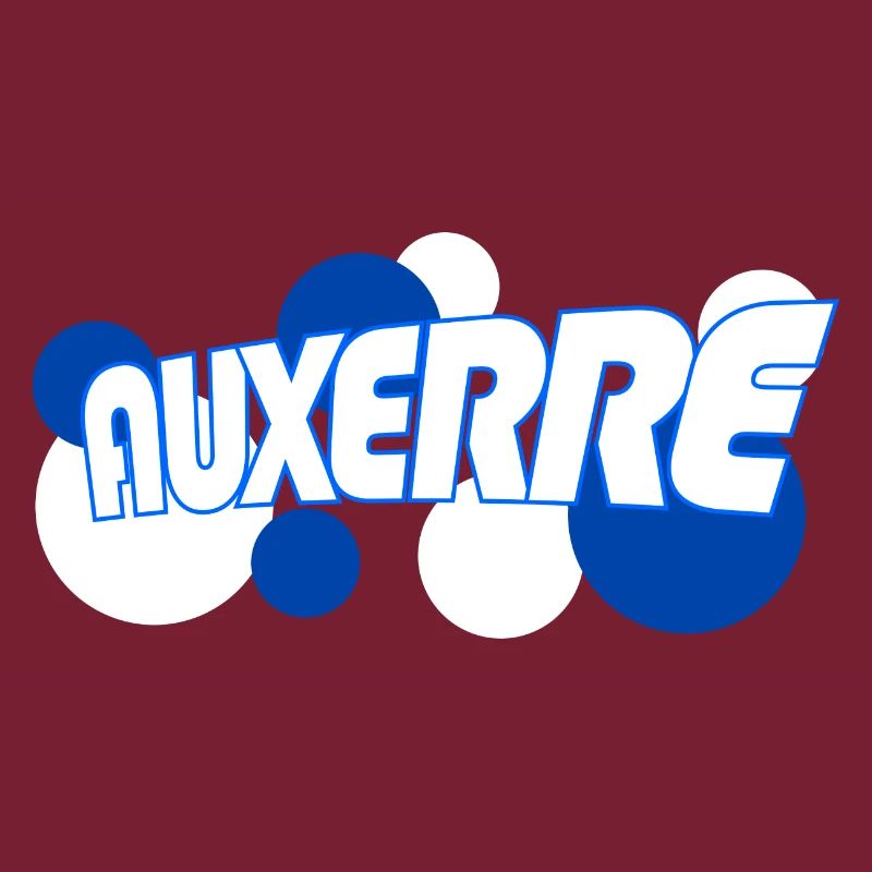 Auxerre Retro Tippfehler Blau