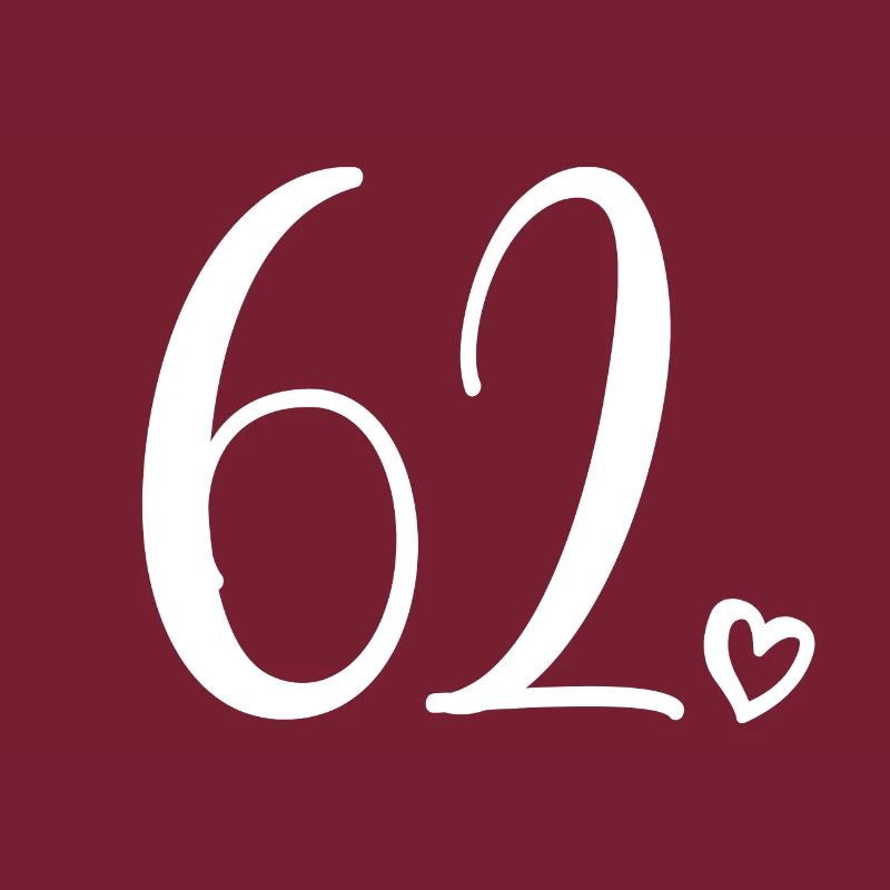 Mignon numéro 62, 62 ans, cadeau de 62e anniversaire