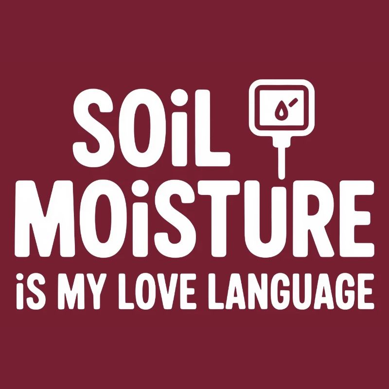 L’humidité du sol est mon langage de l’amour