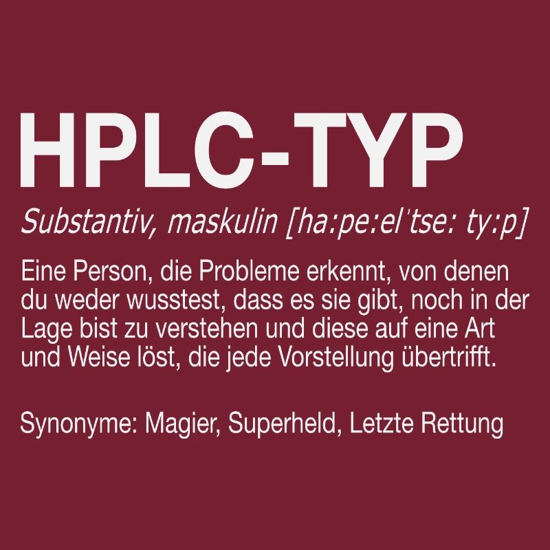 High Performance Liquid Chromatography HPLC Typ