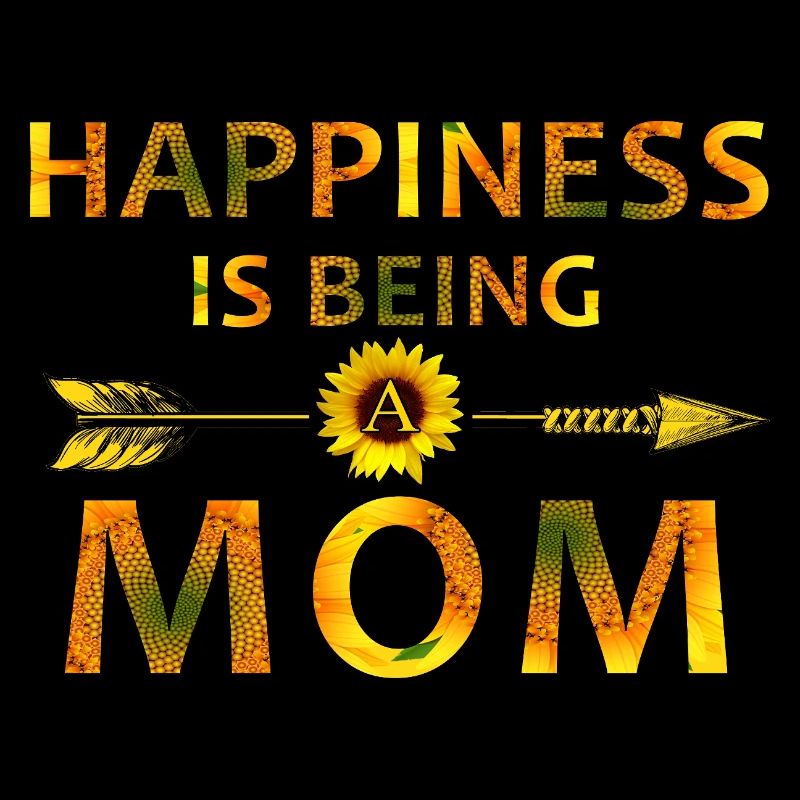 Glück ist, Mutter zu sein – Sonnenblumen-Muttertag