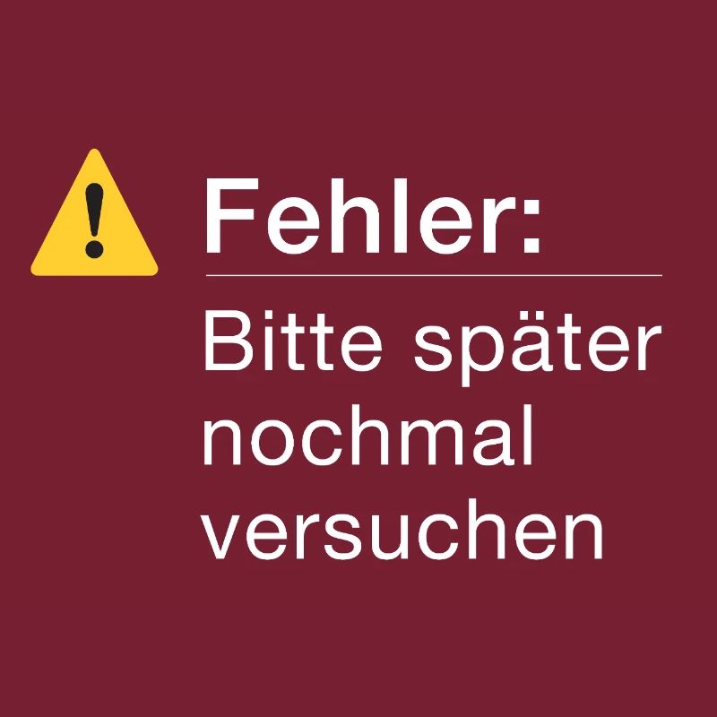 Fehler: Bitte noch einmal versuchen Informatik