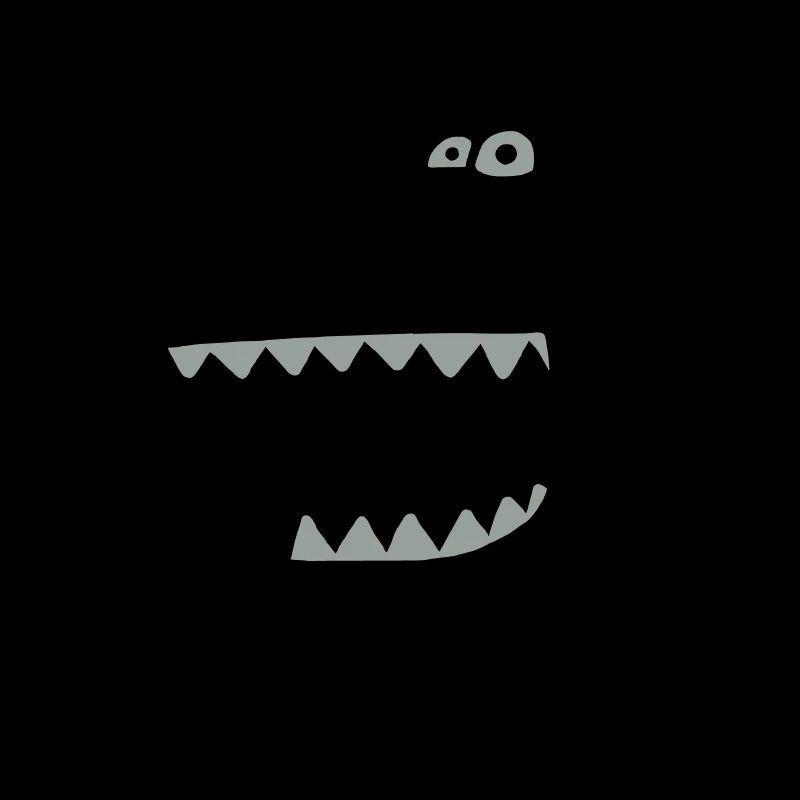 Super hungriger Mampf-T-Rex!