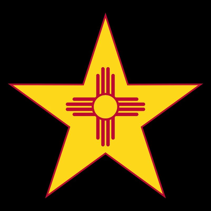 Two-piece New Mexico star design