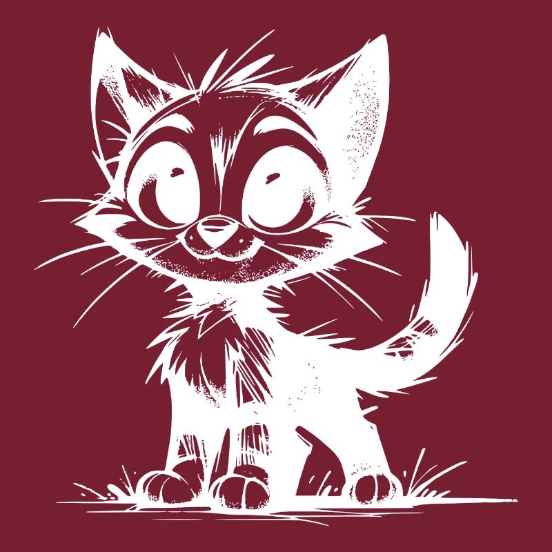 Dessins au crayon de bébé chats