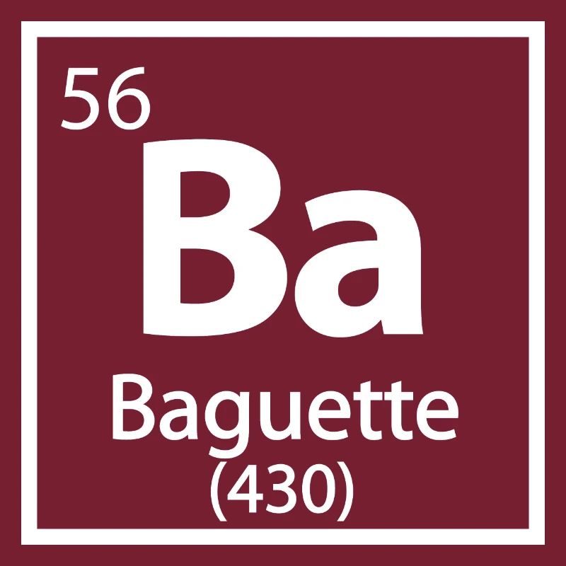 Baguette Element - Lustiges Periodensystem
