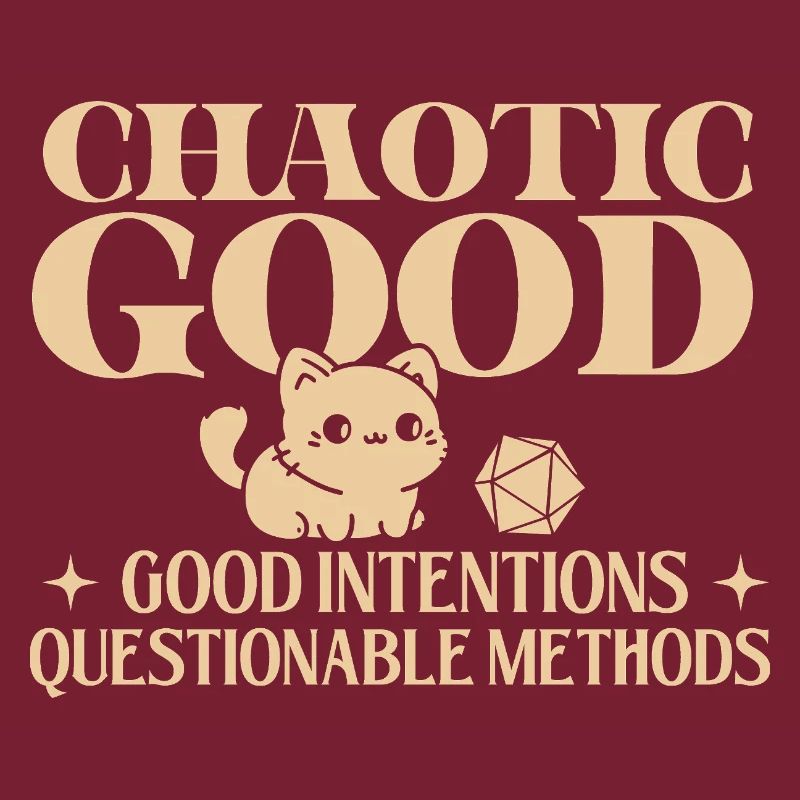 Chaotic Good Good Intentions RPG Alignment Humor