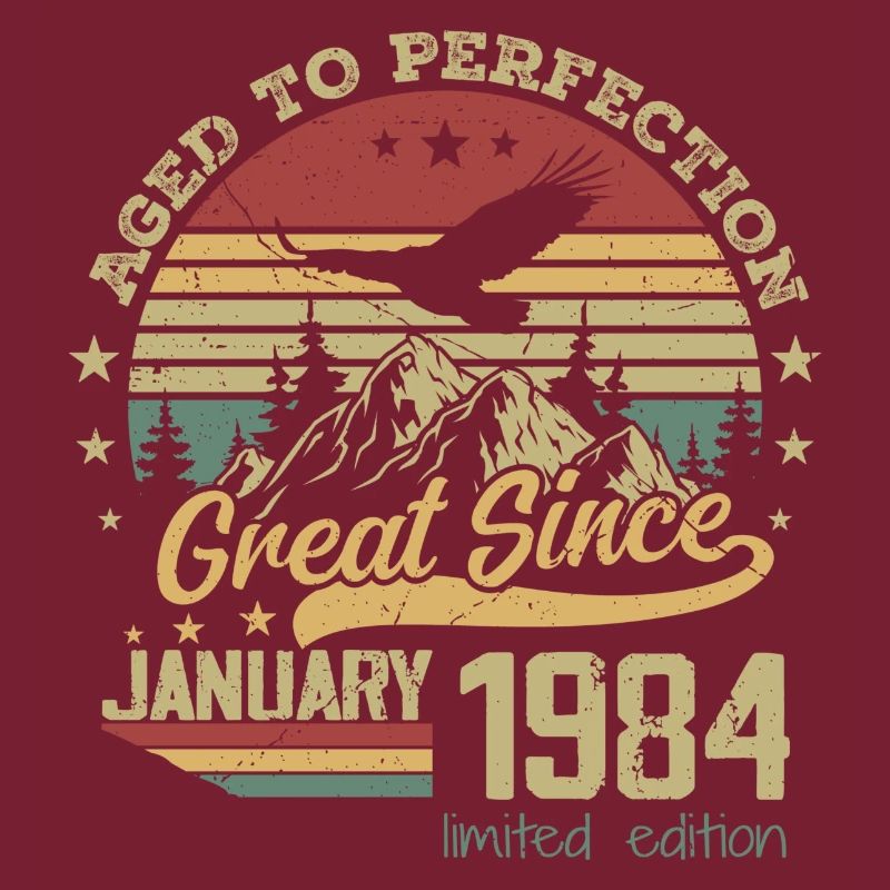 40 ans Vieilli à la Perfection né : janvier 1984