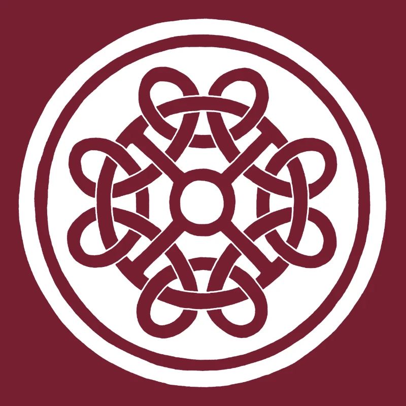 Fleur celte et talisman blanc