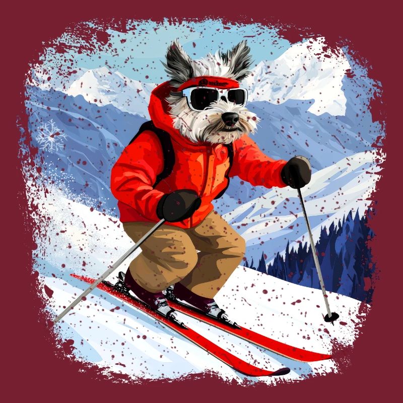 Chien de ski