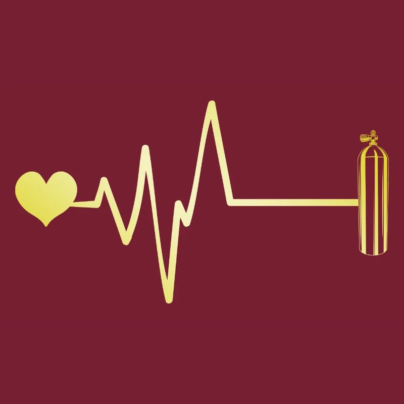 Oxygen Diving Heart Pulse