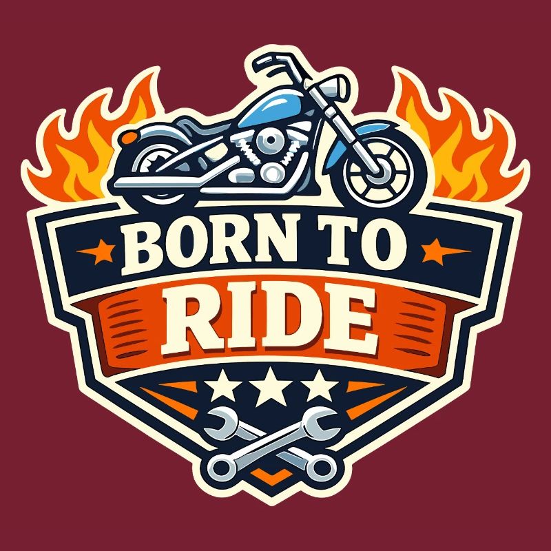 BornToRide Motorrad Logo
