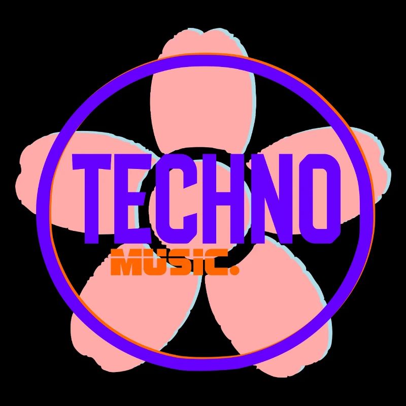 Techno Circle Neon-Logo