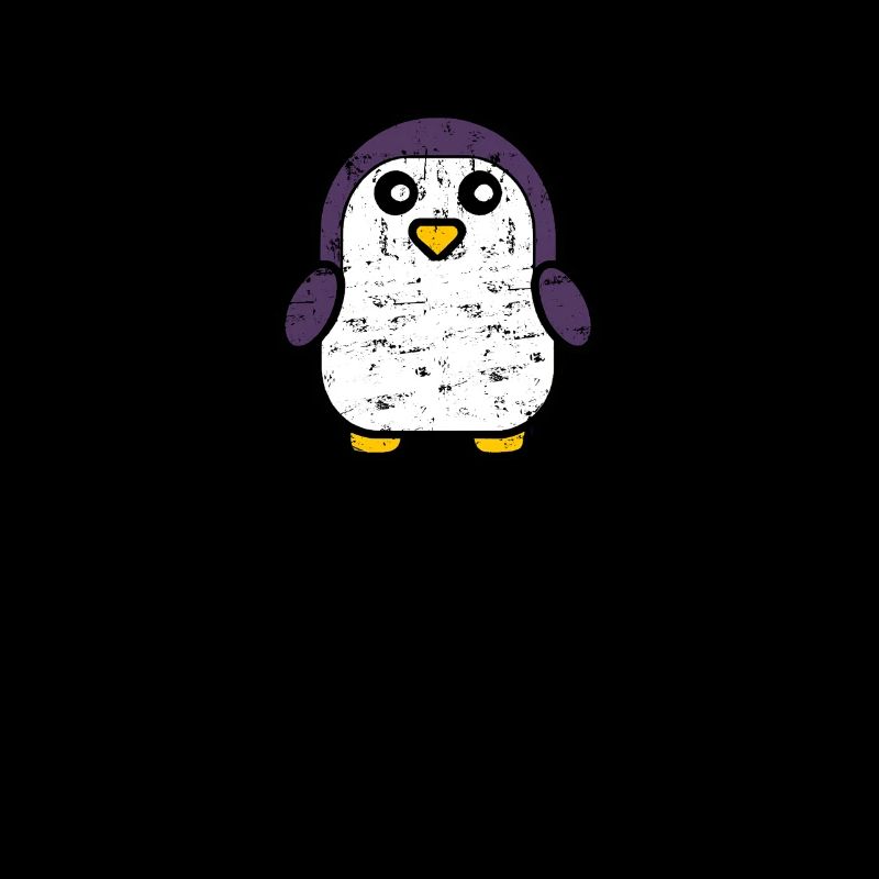 mignon pingouin kawaii - design d’animal mignon pour K