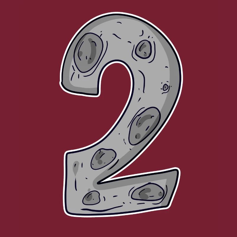 Two - 2 - Number Number Moon