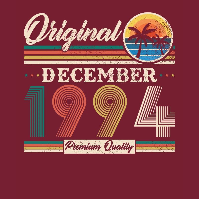 Birthday Gift Born In December 1994