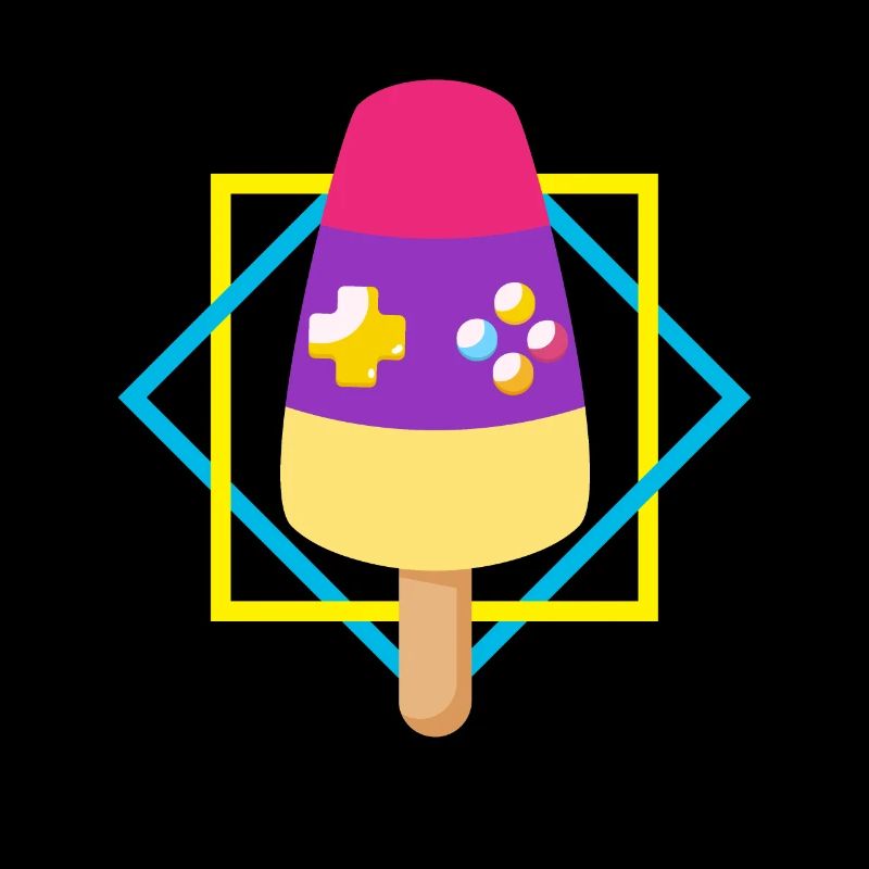 Eis Liebhaber Bunte Eiscreme Freude