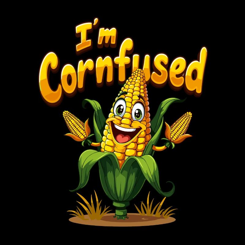 I'm Cornfused für einen Mais Esser Maiskolben Fan