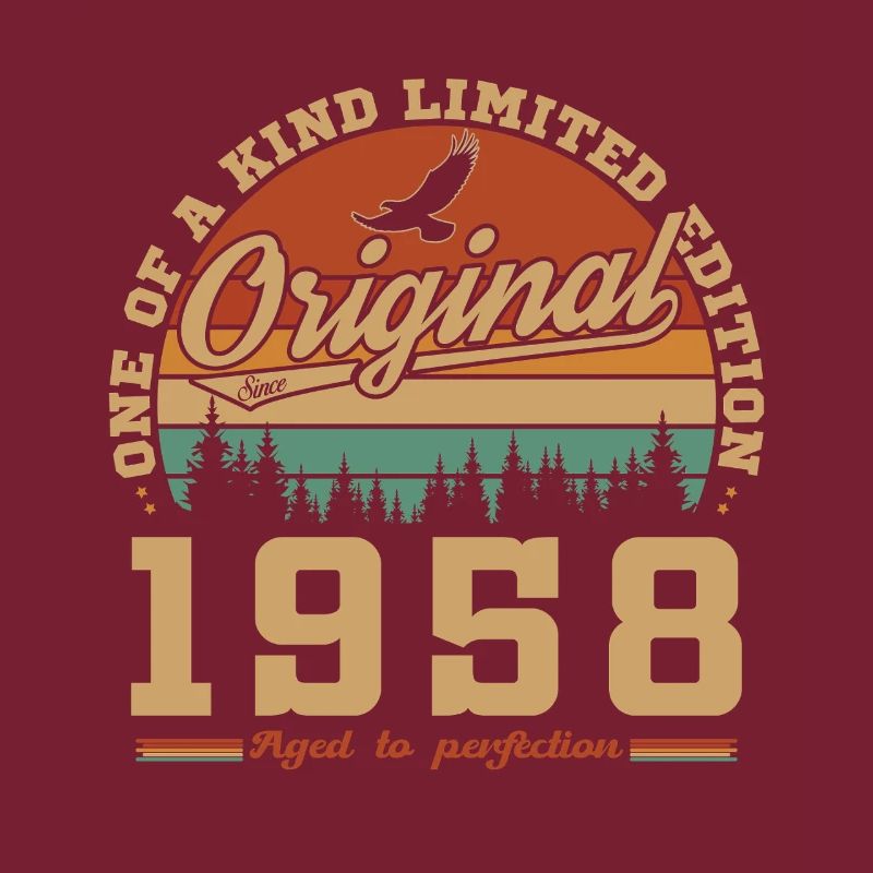 1958 Vintage Retro Geburtstagsgeschenk