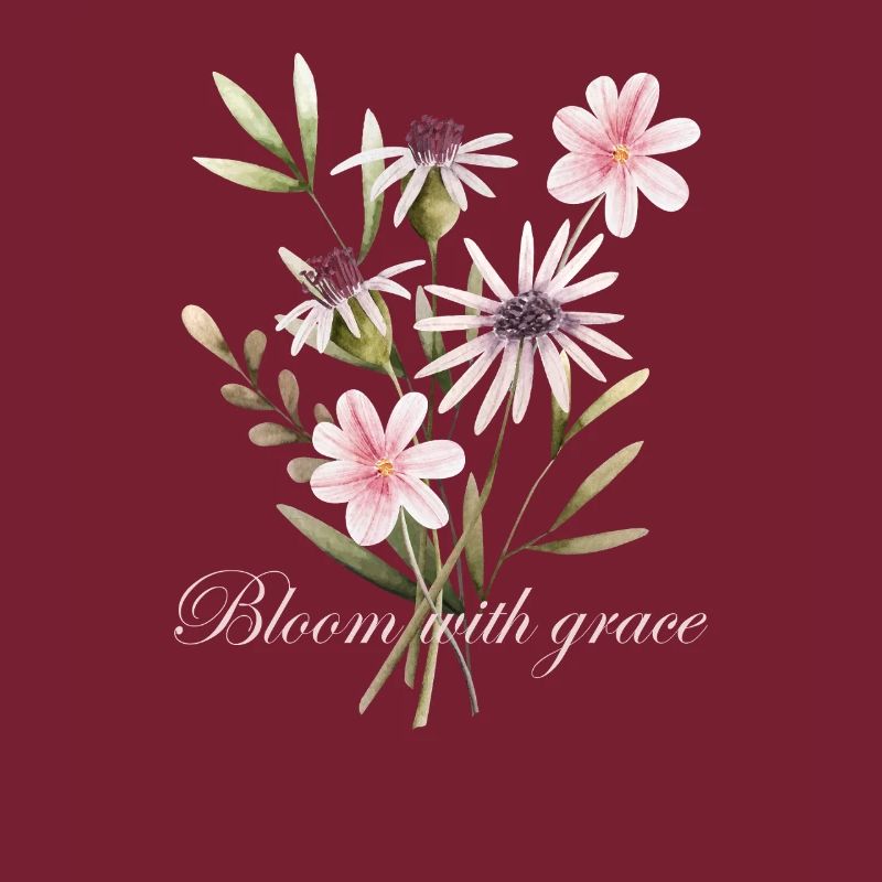 Floraison avec grâce florale