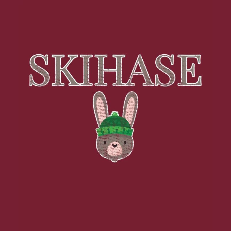 Conejito de esquí Conejito de invierno