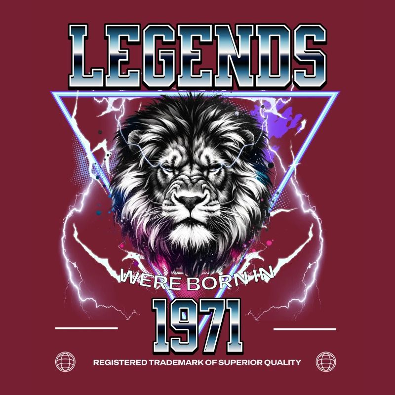 1971 Geburtstag Legende Löwe