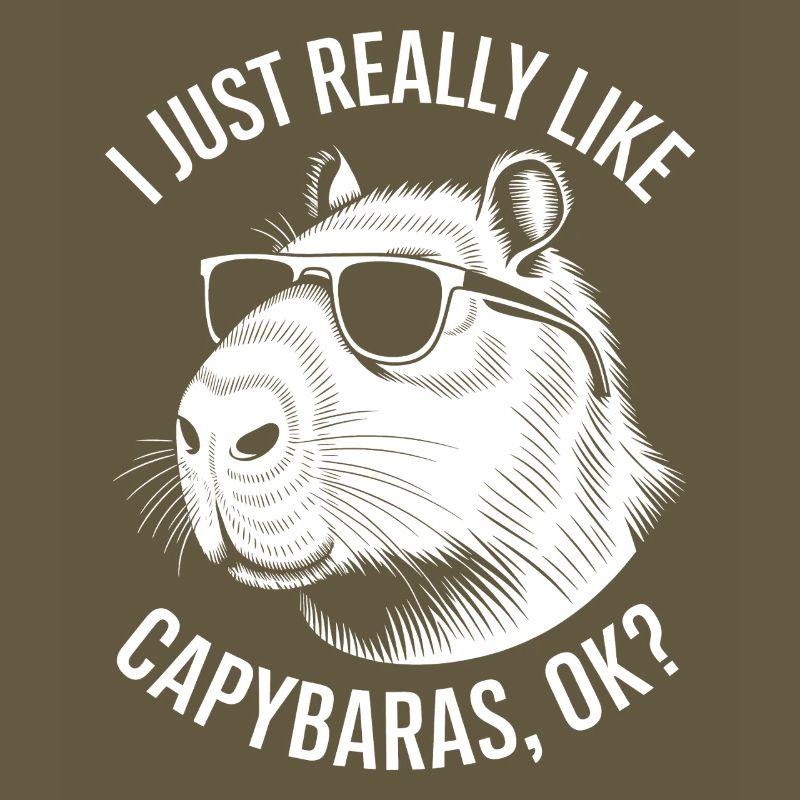 Capybara Spruch Lustiges Capybara Geschenk
