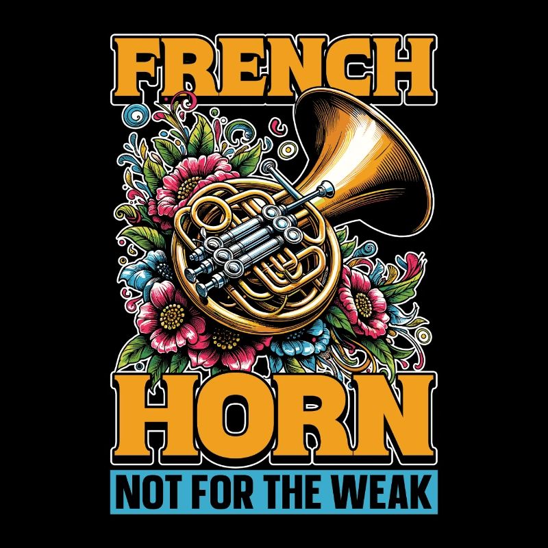 French Horn Not For The Weak Brass Instrument